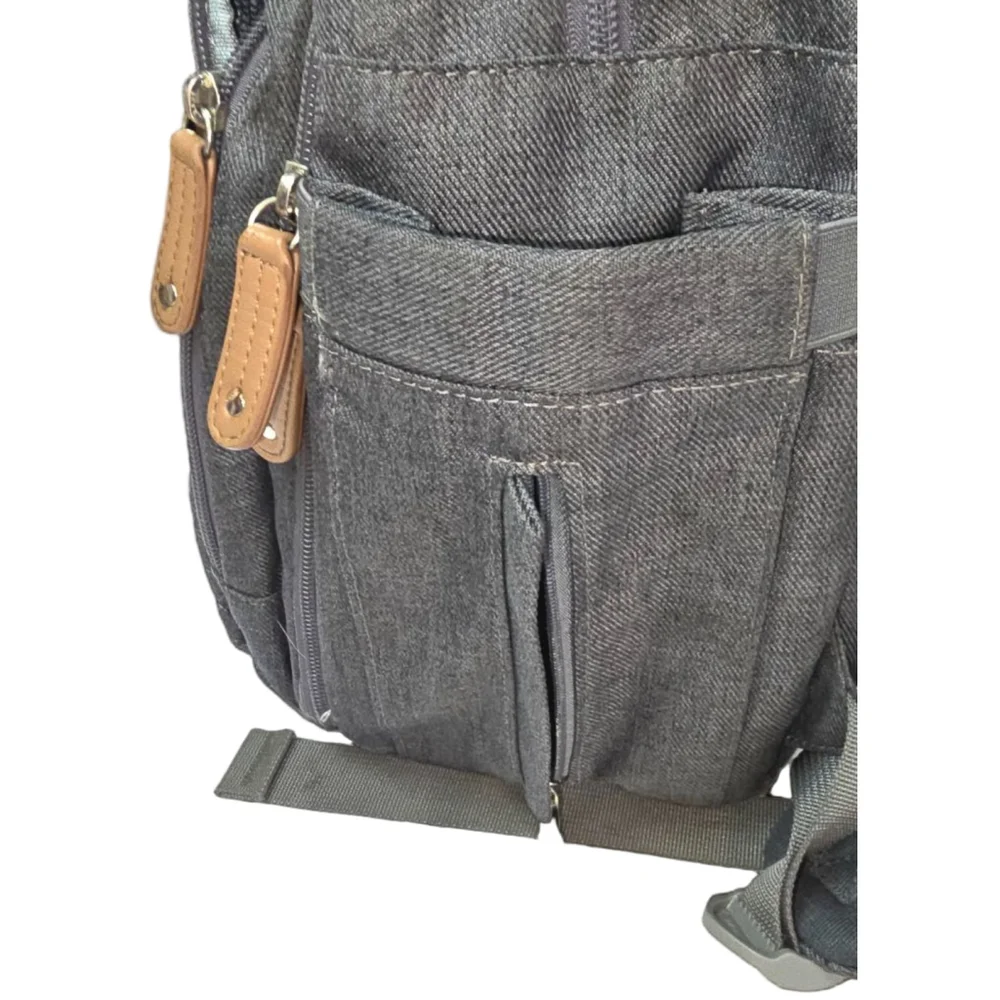Women's Ruvalino Baby Bag One Size Gray Brown Diaper Backpack